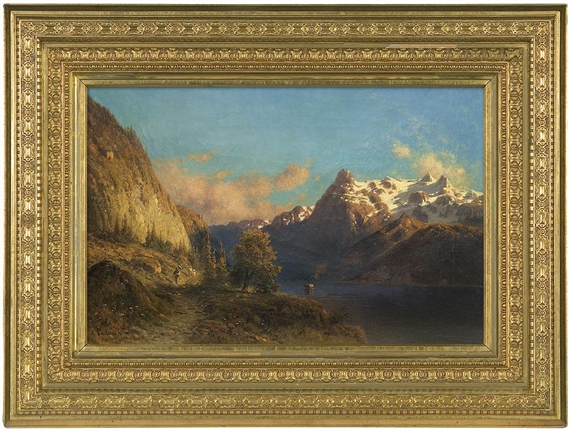 Alpen Four Kanton See by Aleksander Piotr Swieszewski, 1889