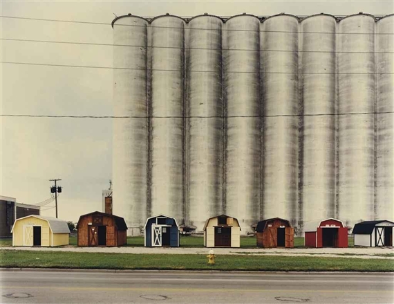 Silos and Utility Sheds, Maumee, Ohio by David Graham, 1988