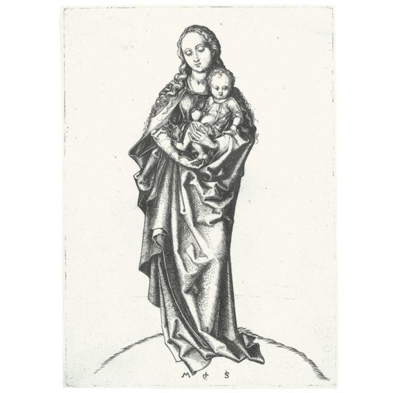 The Madonna and Child with an Apple by Martin Schongauer