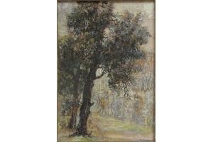 LANDSCAPE WITH TREES - H. Krolikowski