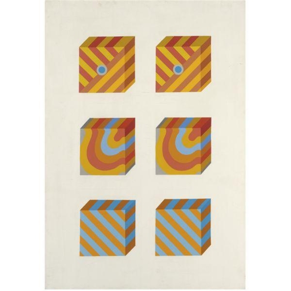 Les elements paralelles by Radomir Damnjanovic-Damnjan, Circa 1968