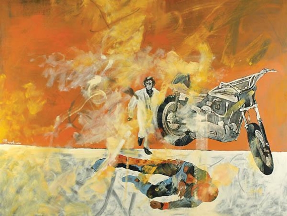 The Motorcyclist by Uri Lifschitz