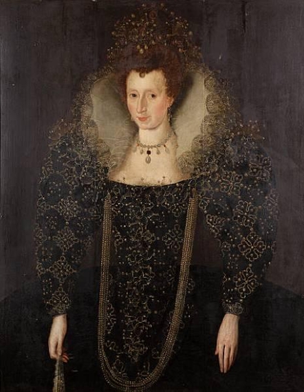 British School, 17th Century | Portrait of a noblewoman (Circa 1600 ...