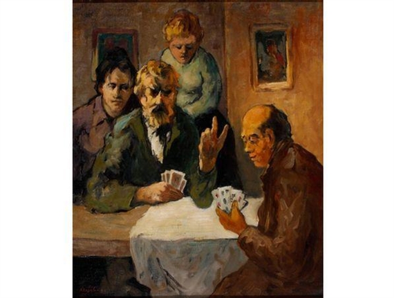 Alexander Rose-Innes | Card Players 'Double' | MutualArt