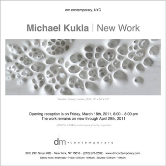 Michael Kukla: New work - dm contemporary