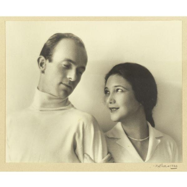 JETTA GOUDAL AND HAROLD GRIEVE by Margrethe Mather, 1930