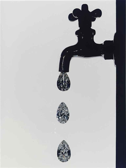 Faucet Dripping Diamonds, New York, 1963 by Irving Penn, 1963; printed 1984