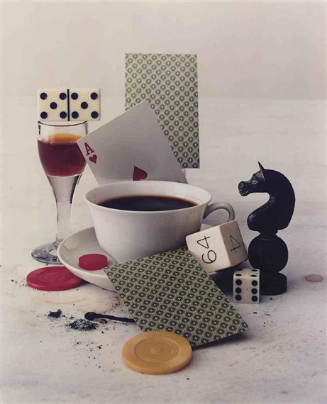 After Dinner Games, New York, 1947 by Irving Penn, 1947; printed 1985