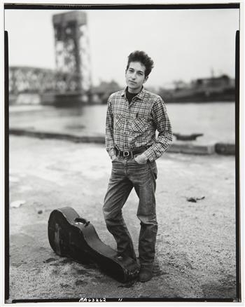 Bob Dylan, Singer, 132nd Street and FDR Drive, November 4, 1963 by Richard Avedon, 1963, printed 1965
