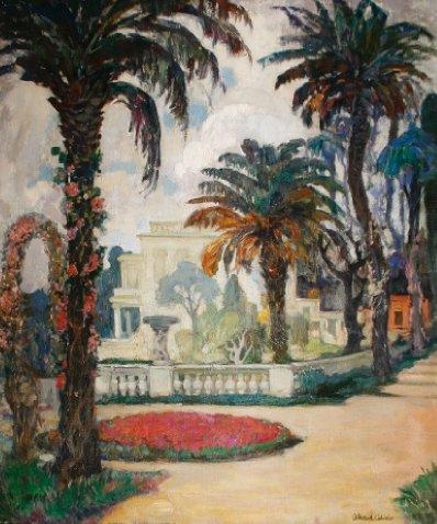 A house in Cap Ferrat by Fernand Allard L'Olivier