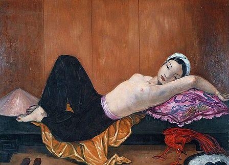 TONKINOISE AU REPOS (HANOÏ)