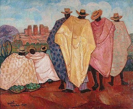 SCENE DE MARCHE A MADAGASCAR