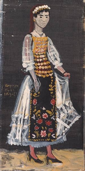 Woman from Atalanti by Yannis Tsarouchis, 1961