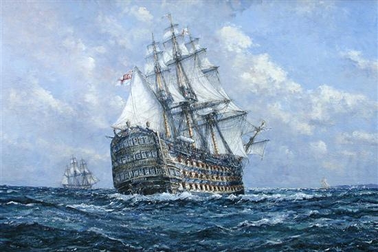 John Sutton | HMS Victory, the 100-Gun Flagship of Admiral Lord Nelson ...