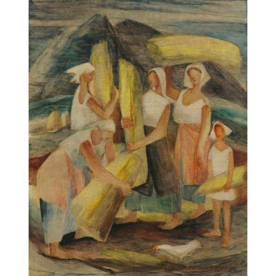 Harvest by Anita Magsaysay-Ho, 1950