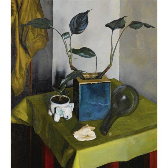 Chinese Leaves by Luigi Lucioni, 1931