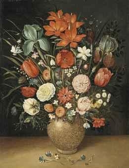 Osias Beert the Elder | Roses, tulips, carnations and other flowers in ...
