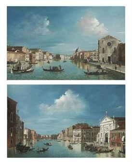 2 works: The Grand Canal by Canaletto