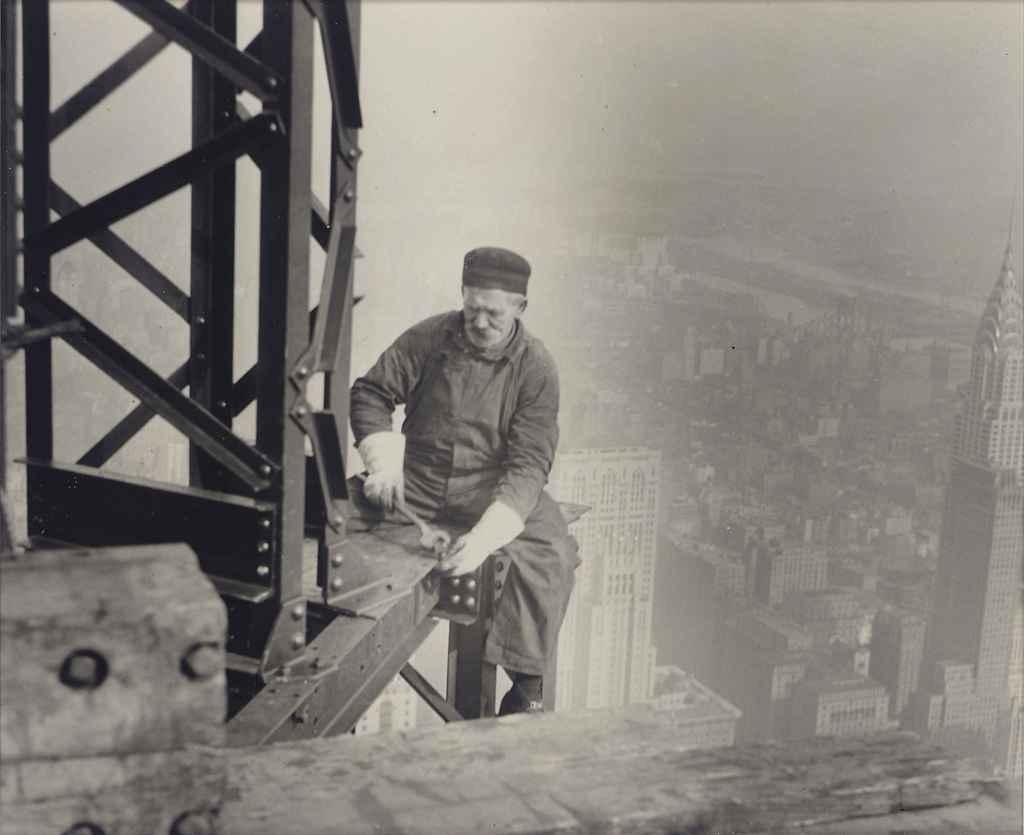 Artwork by Lewis Hine, Empire State Building under Construction, Made of Gelatin silver print