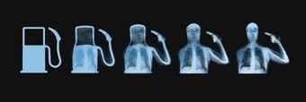 Evolution of Man (5) by Ahmed Mater, 2010