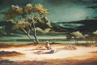 Waiting for the Ferret - Arthur Hamblin