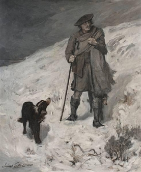 A Highland Shepherd - sketch - Sir James Guthrie