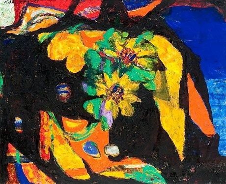 Artwork by Pirkko Metsä, THE FLOWERS OF LIFE, Made of Oil on canvas