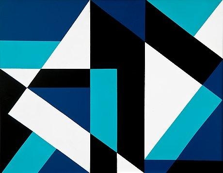 Artwork by Lars-Gunnar Nordström, COMPOSITION, Made of Oil on board