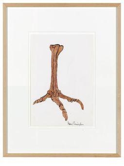 Untitled (clawed foot) by Merce Cunningham, 2003