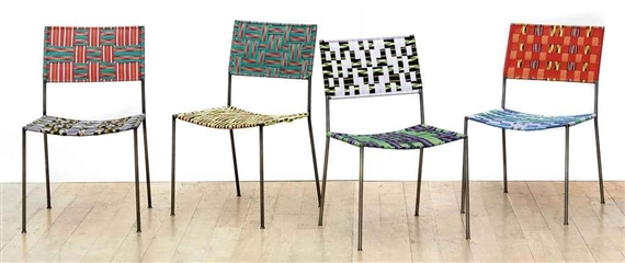 4 works: Uncle Chairs by Franz West, 2001-2010