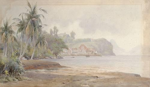 St Georges, Grenada, West Indies by Alma Claude Burlton Cull, 1922