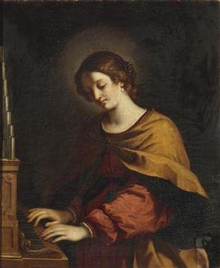 St. Cecilia by Il Guercino