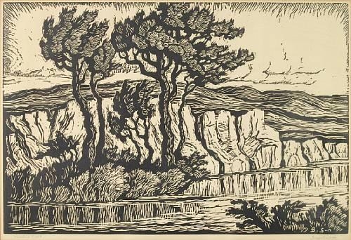 Sunshine Creek by Birger Sandzén, 1935
