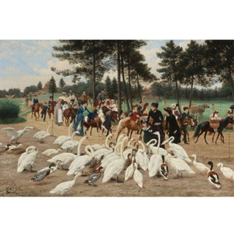 L'après-midi du dimanche au jardin d'Acclimatation - Jean-Richard Goubie