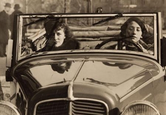 Two Women in a Car - Hans Wendler