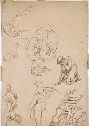 STUDY OF FIGURES by Eugène Delacroix