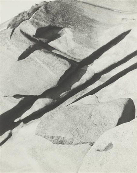 2 works: Gesteinsstudie (studies of stones) by Erna Lendvai-Dircksen, 1940s