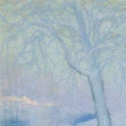PAYSAGE DE NEIGE by Lucien Lévy-Dhurmer
