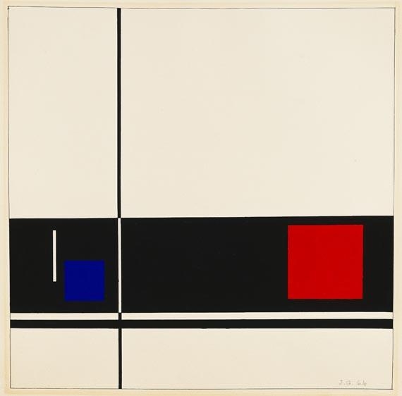 Composition plastique by Jean Gorin, 1964