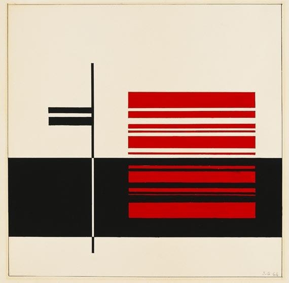 Composition plastique   by Jean Gorin, 1964