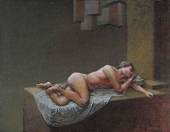Urbinauta Dormido by Carlos Jose Ledda, 1987