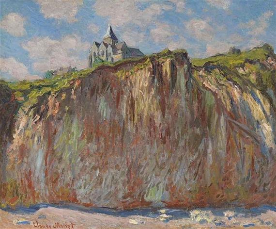 Église de Varengeville, effet matinal by Claude Monet, 1882