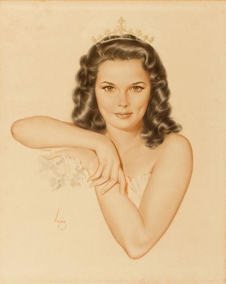 Alice Ann Kelley, Miss Junior America by Alberto Vargas, 1948