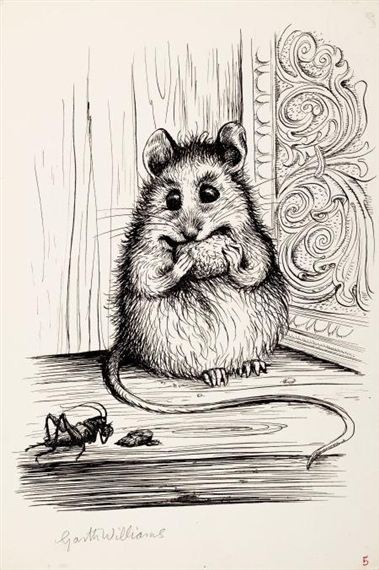 The Cricket in Times Square: Eat! Eat! by Garth Williams, 1960