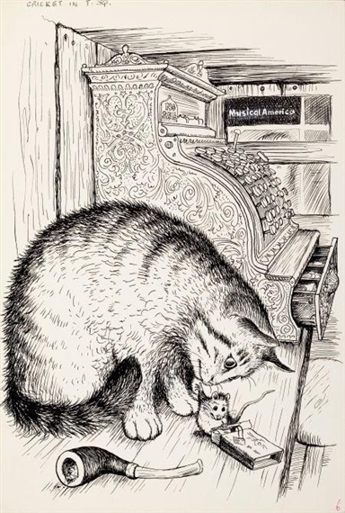 The Cricket in Times Square: He's My Best Friend by Garth Williams, 1960