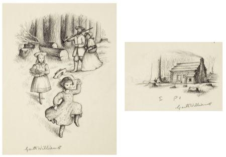 2 works: Little House in the Big Woods: Once Upon a Time, page 0 and 1 illustrations