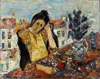 Woman in Paris - Isaac Frenel