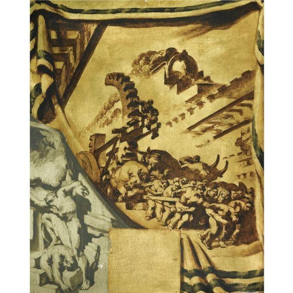 Artwork by José Mariá Sert y Badiá, LA INTELIGENCIA / EL PROGRESO INDUSTRIAL / EL PROGRESO DE LA TÉCNICA (INTELLIGENCE / INDUSTRIAL PROGRESS / TECHNOLOGICAL PROGRESS), Made of oil on canvas