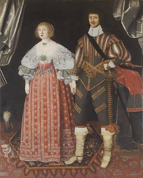 Portrait of Lord and Lady Poulett of Hinton Saint George by John Souch