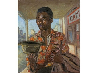 A Portrait of a Young Man - George Pemba